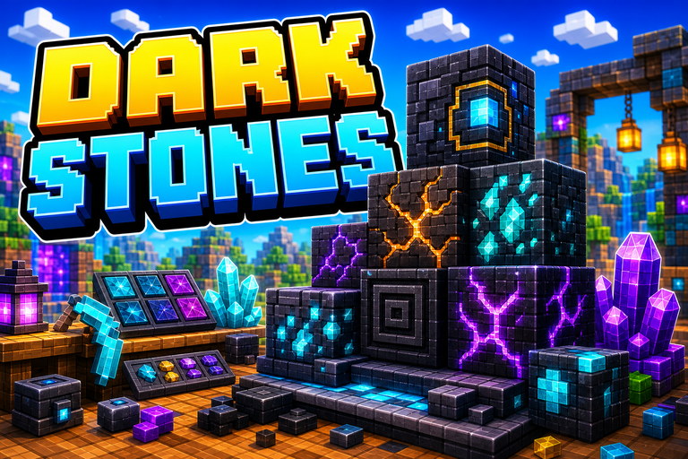 Netherite Stones Texture Pack preview for Minecraft Bedrock