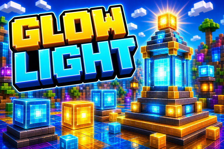 Newb Glow Texture Pack preview for Minecraft Bedrock