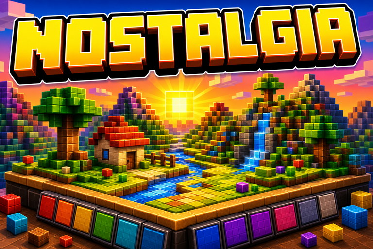 Newb X Nostalgia Edition Texture Pack preview for Minecraft Bedrock
