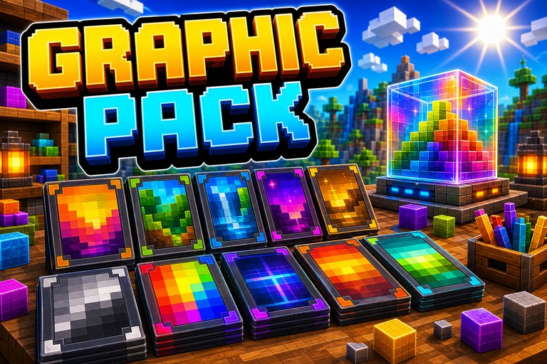 OG Graphic Pack preview for Minecraft Bedrock
