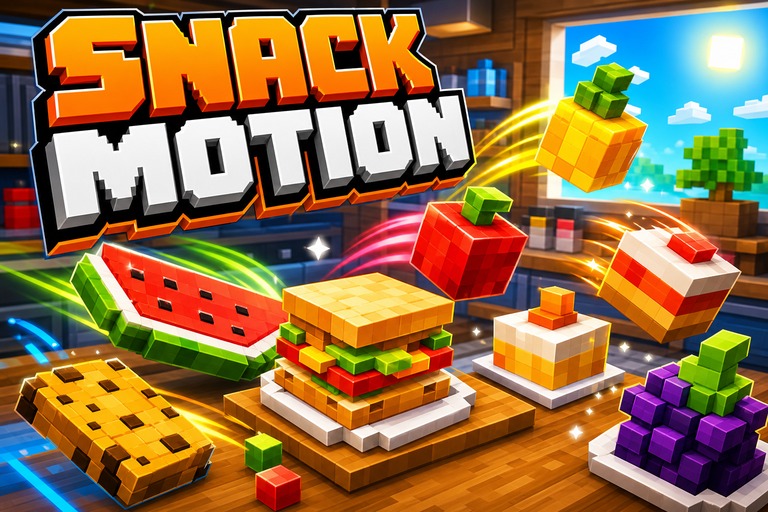 OldKogamaPlayer's Multi-Texture Compatibled Eating Animations Texture Pack preview for Minecraft Bedrock