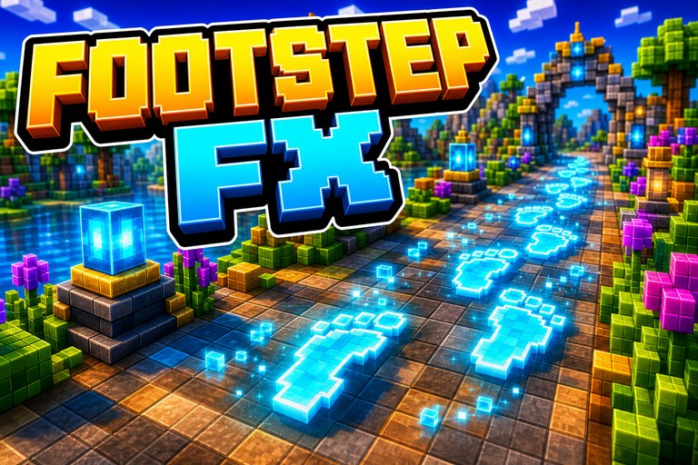 Presence Footsteps BE Texture Pack preview for Minecraft Bedrock