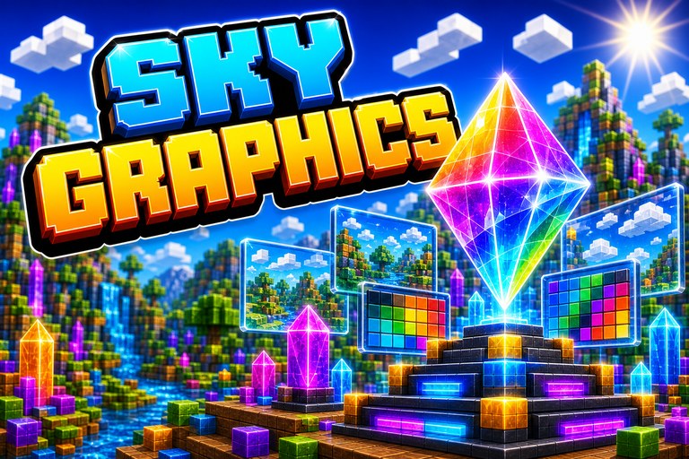 Sekai Graphics Texture Pack preview for Minecraft Bedrock