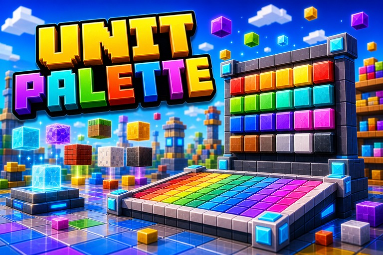 Unit Palette preview for Minecraft Bedrock