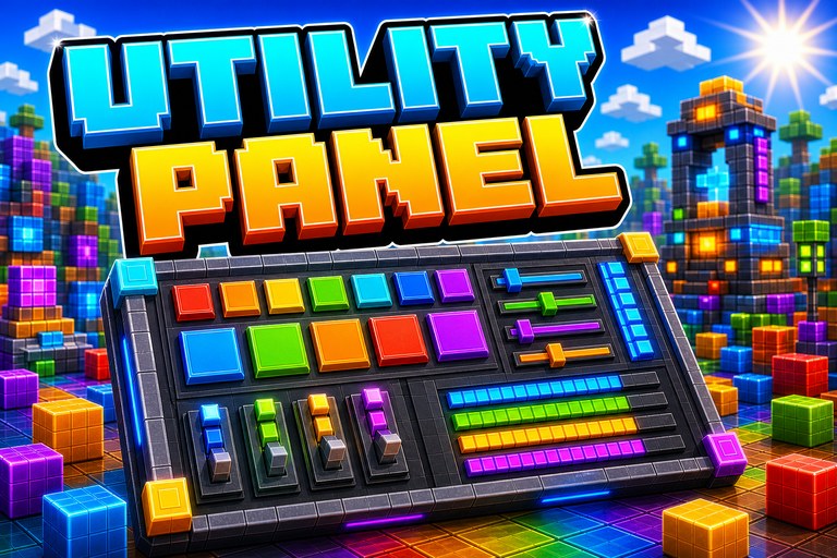 Utility UI Texture Pack preview for Minecraft Bedrock