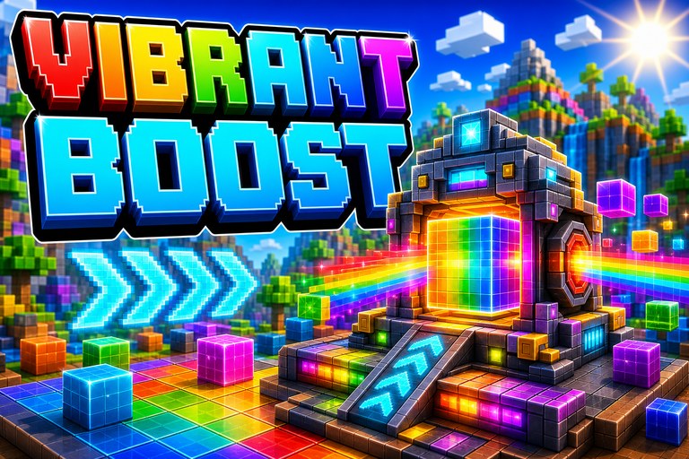 Vibrant Visual Optimization Texture Pack preview for Minecraft Bedrock