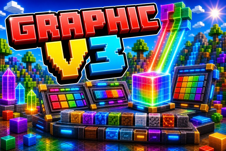 ZReplica Graphic Pack V3 preview for Minecraft Bedrock