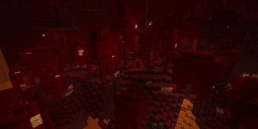 Crimson forest Minecraft spawn biome