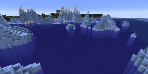 Deep frozen ocean Minecraft spawn biome