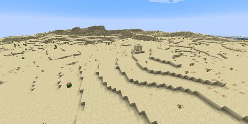 Desert Minecraft spawn biome