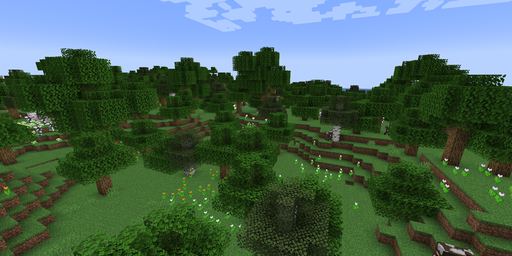 Flower forest Minecraft spawn biome