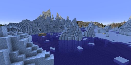 Frozen ocean Minecraft spawn biome