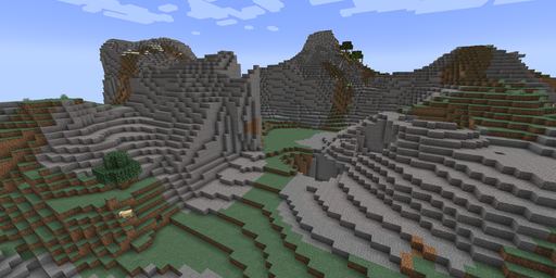 Gravelly mountains Minecraft spawn biome