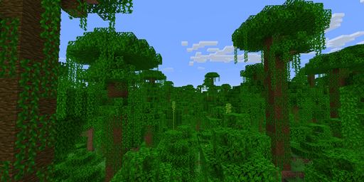 Jungle Minecraft spawn biome
