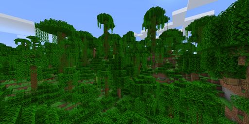 Jungle hills Minecraft spawn biome