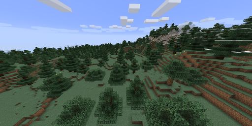 Mountain edge Minecraft spawn biome