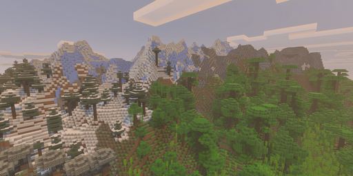 Mountains Minecraft spawn biome