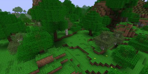 Rainforest Minecraft spawn biome
