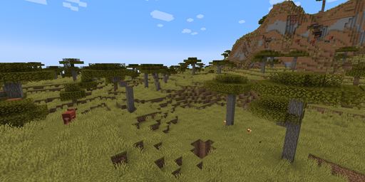 Savanna Minecraft spawn biome