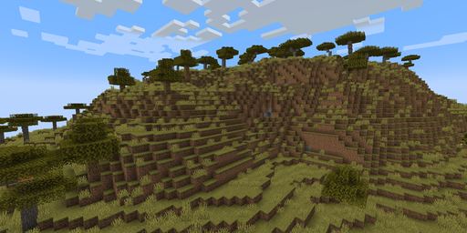Savanna plateau Minecraft spawn biome