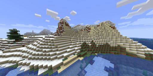 Snowy beach Minecraft spawn biome