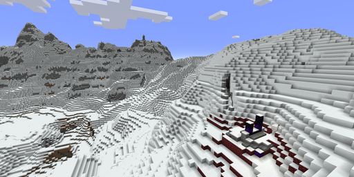 Snowy slopes 1.18 Minecraft spawn biome