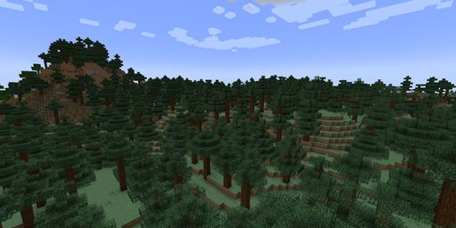 Taiga Minecraft spawn biome