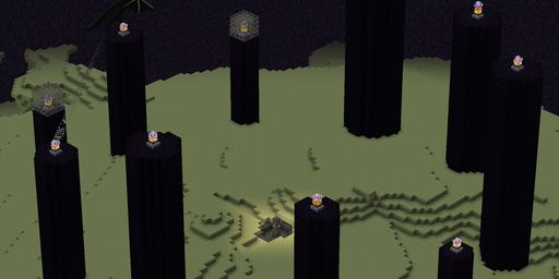 The end Minecraft spawn biome