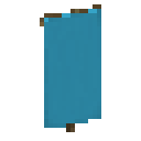 Light blue banner Minecraft recipe ingredient