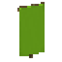 Lime banner Minecraft recipe ingredient