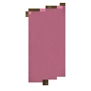 Pink banner Minecraft block