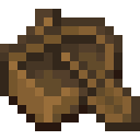 Spruce boat Minecraft block