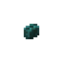 Warped button Minecraft block