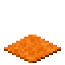 Orange carpet Minecraft block