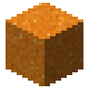 Orange concrete powder Minecraft block