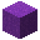 Purple concrete powder Minecraft block