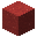 Red concrete powder Minecraft block
