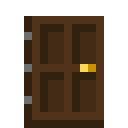 Dark oak door Minecraft block