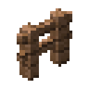Jungle fence Minecraft block