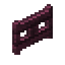 Crimson fence gate Minecraft block
