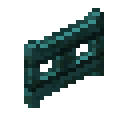 Warped fence gate opened Minecraft block