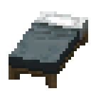 Gray bed Minecraft block