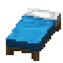 Light blue bed Minecraft block