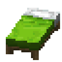 Lime bed Minecraft block