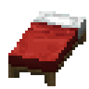 Red bed Minecraft block
