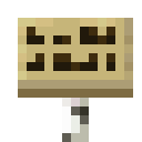 Birch sign Minecraft block