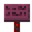 Crimson sign Minecraft block