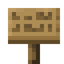 Oak sign Minecraft block
