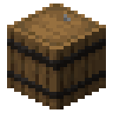 Open barrel Minecraft block