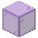 Purple stained glass Minecraft block